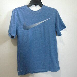 Nike Blue Dri-FIT Swoosh Tee – Size Small